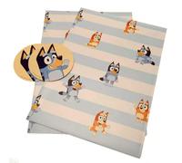 Danilo Promotions LTD BLW01 Bluey - Papel de regalo, 2 hojas y 2 etiquetas
