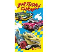Danilo Promotions LTD Hot Wheels - Tarjeta de cumpleaños con texto en inglés BIRTHDAY CHAMP