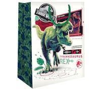 Danilo Promotions Ltd JURASSIC WORLD - Bolsa de regalo de cumpleaños de dinosaurio de tamaño mediano