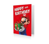 Danilo Promotions LTD Super Mario Tarjeta de Cumpleaños, Feliz Cumpleaños