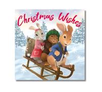 Danilo Promotions LTD Tarjeta de Navidad oficial de Peter Rabbit, tarjeta de Navidad genérica de Peter Rabbit