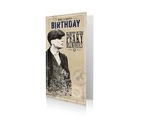 Danilo Promotions Tarjeta de Cumpleaños, Peaky Blinders Tarjeta de Cumpleaños,Multi,9 x 5