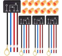 DAOKAI Interruptor táctil de lámpara Dimmer Módulo de Control Interruptor Sensor para Lámpara de Escritorio de 3 Segmentos con Modo de Regulación Kit de recambio con pomo Cap,Paquete de 4