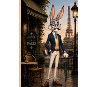 Dapper in Paris: A Beautiful Lined Hardcover Journal Featuring Jasper Bunny, Timeless Parisian Charm, and Elegant European Travel Inspiration