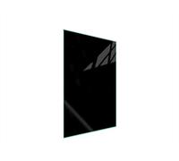 DarHaus Placa protectora de vitrocerámica 35 x 52 cm 1 pieza cocina eléctrica universal para inducción protección contra salpicaduras tabla de cortar de vidrio templado como decoración, NEGRO