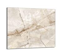 DarHaus Placa protectora de vitrocerámica 60 x 52 cm 1 pieza cocina eléctrica universal para inducción protección contra salpicaduras tabla de cortar de vidrio templado como decoración, MÁRMOL