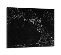 DarHaus Placa protectora de vitrocerámica 60 x 52 cm 1 pieza cocina eléctrica universal para inducción protección contra salpicaduras tabla de cortar de vidrio templado como decoración, MÁRMOL
