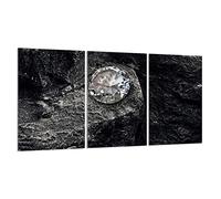 DarHaus Tabla de cortar decorativa de cristal templado y cubre vitro, Placa protectora de vitrocerámica 30 x 52 cm 3piezas, para inducción, protección contra salpicaduras, decoración, DIAMANTE
