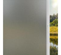 DARUITE Vinilos para Cristales 44.3x200cm, Gris Esmerilado Vinilo para Ventanas Privacidad, Opaco Anti-UV Electrostaticos Autoadhesivo Decorativo Vinilo Adhesivo Cristal para Puertas Cristal Cocina