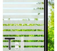 DARUITE Vinilos para Cristales 60x300cm, Esmerilado Rayas Vinilo Ventana Privacidad, Translucido Decorativos Anti UV Electrostaticos Vinilo Adhesivo Cristal para Puertas Cristal Cocina Oficina