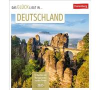 Das Glück liegt in Deutschland Postkartenkalender 2025 - Wechenkalender mit 53 Postkarten 53 besondere Orte entdecken: Wochen-Kalender mit 53 ... und Aufstellen (Postkartenkalender Harenberg)