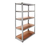 DASCK - Estantería Metálica Galvanizada 875kg 5 Baldas Medidas 180 x 90 x 40cm Garaje Oficina Despensa