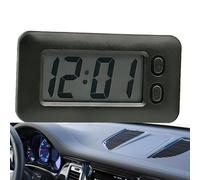 Dashboard Clock - Stick On Digital Watch Adhesive Mini Auto Vehicle Time