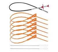 DAWCBVJQ Desatascador De Serpiente Para Fregadero | Desatascador Flexible para Lavabo - Juego de 9 Limpiadores Mantenimiento Hogar Protección Tuberías para Cocina Dormitorio Apartamento
