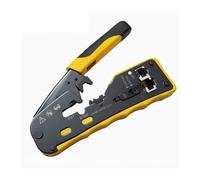 DAWSAXZKL Dispositivo for crimpar, pelar y Cortar Cables, Adecuado for Conectores CAT5e, CAT6, CAT6A/7 RJ45