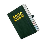 Day Planner - A5 Agenda | Yearly Planner 2026 Monthly Calendar Notebook With Waterproof Cover For Home School Office Academic Planning, 1-Pack Tabbed Weekly Journal To Boost Productivity