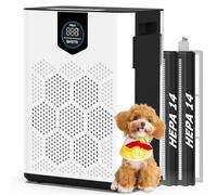 DAYETTE Purificadores de aire para el hogar con filtros H14 Hepa, purificadores de aire para el hogar, habitación grande con prefiltros lavables de hasta 3000 pies cuadrados, doble entrada de aire