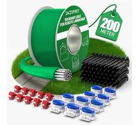 DazSpirit 200m Cable Delimitador para Robot Cortacesped, Kit de Accesorios | Incluir 100 Clavijas, 20 Conectores Cable, 10 Terminales Conexión, Compatible con Gardena Bosch Husqvarna Worx Honda Robomow
