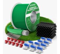 DazSpirit 250m Cable Delimitador para Robot Cortacesped, Kit de Accesorios | Incluir 150 Clavijas, 20 Conectores Cable, 10 Terminales Conexión, Compatible con Gardena Bosch Husqvarna Worx Honda Robomow