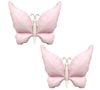 DazzJoy 2 globos de mariposa, color rosa
