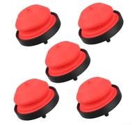 DAZZLEEX 5 botones de bombilla para cortacésped Hyundai HYM530SPR HYM510SP HYM460SPE repuesto de bomba de combustible para cortacésped, piezas de repuesto rojo y negro, paquete de 5 carburadores de