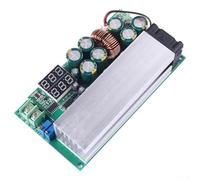 DAZZLEEX Módulo de fuente de alimentación ajustable de 600 W CC 12-80 V a 2.5-50 V 20 A convertidor con pantalla digital de corriente de voltaje para carga de batería electrónica de bricolaje