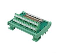DB37 Interfaz Bloque de Terminales Montaje en Riel DIN - Adaptador D-Sub de cobre chapado en oro para cableado de señal - Caja de distribución eléctrica 120x86x52mm
