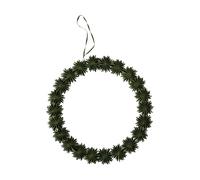 DBKD Corona decorativa de copos de papel Ø35 cm Verde