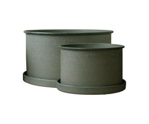 DBKD Set de 2 macetas Plant bowl Green