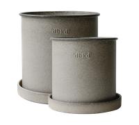 DBKD Set de 2 macetas Plant pot small Beige