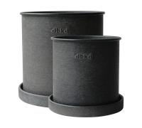 DBKD Set de 2 macetas Plant pot small Black