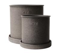 DBKD Set de 2 macetas Plant pot small Brown
