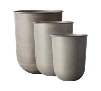DBKD Set de 3 macetas Out Beige