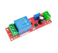 DC 5V 12V Relé de retardo tiempo NE555 Escudo relé sincronización Interruptor control temporizador Relés automóvil Ciclo trabajo generación pulso(5v)