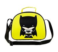 DC Comics Batman Bat Chibi-Bolsa Portamerienda 3D, Amarillo, 25.5 x 20 cm
