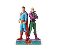 DC Comics by Jim Shore, Figura Superman y Lex Luthor, para coleccionar, Enesco