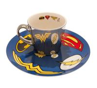 GB Eye Juego de plato y taza de espejo DC Comics Logo Collectors