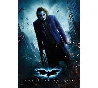 DC Comics - The Dark Knight - Joker - Heath Ledger - Batman - Arte de pared duradero de 43.2 cm x 24 - No hecho de papel - Producto oficial coleccionable