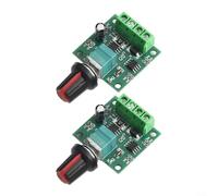 DC para regulador de motor PWM 2A salida nominal para voltaje de alimentación de 1.8V a 15V con interfaz de potenciómetro habilitado para interruptor