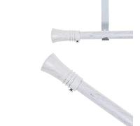 DCASA Barra Cortina 120-210Cm Blanco Decap.