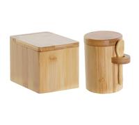 Dcasa Salero y Azucarero bambu natural para cocina sol nacido