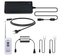 DCHOUSE Controlador de actuador lineal CC 8 - 30 V, inalámbrico, kit de conmutación remota, 5 A, con adaptador de 12 V CA/CC, fuente de alimentación para actuadores lineales