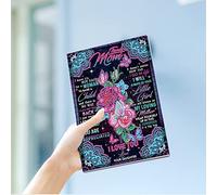 DCIDBEI DIY Cuadernos A5 Pintura de Diamantes Diario Cuaderno A5 Hojas Blancas Secreto Niña 100 Página Diamond Painting Libreta Cuadernos de Notas Notebook Cumpleaños Niños Cuaderno de Viaje Rosa