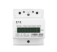 DDS238-4 100A 110V/220V 90-300V 60Hz Single Phase Three Wire Din Watt hour din-rail energy meter LCD