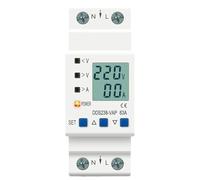 DDS238-VAP 63A 80A 110V 230V protector de límite de corriente voltímetro(63A Top input)