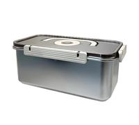 de acero 304 Hermética | Contenedor de alimentos Tapa Mango Indicador Tiempo | Conservación de frutas Cocina Refrigerador | de almacenamiento apilable durable