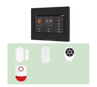 de alarma seguridad antirrobo for el hogar inalámbrico 4G HD Tuya pantalla antihuellas compatible con actualización en línea(Ost-Set-O-5-8-4G Kit)