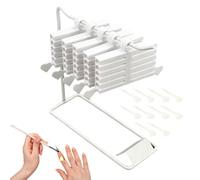 de almacenamiento de lámina de transferencia - Estuche portátil impreso en 3D de 16 piezas con base, de almacenamiento de herramientas para uñas | Salón de manicura, viaje en casa, boda, fie