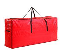 de almacenamiento, organizador grande impermeable para vacaciones, asas reforzadas y doble cremallera de apertura ancha, para adornos y Navidad
