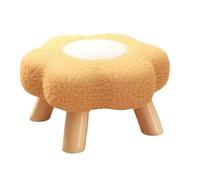 de almacenamiento otomana - Asiento decorativo de poliéster | Taburete reposapiés para dormitorio, salón, sofá, bajo el escritorio, apartamento, porche, interior, escuela Ma